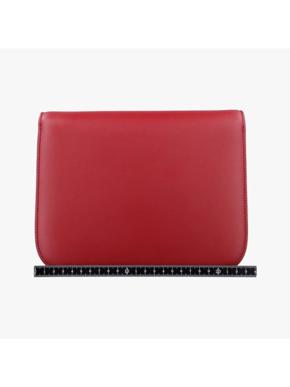 Celine Classic Box Red Leather Shoulder